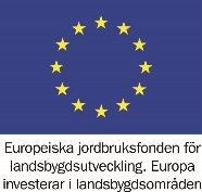 logga för europeiska jordbruksfonden för landsbygdsutveckling. Europa investerar i landsbygdsområden