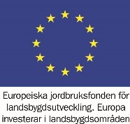 logga för europeiska jordbruksfonden för landsbygdsutveckling. Europa investerar i landsbygdsområden