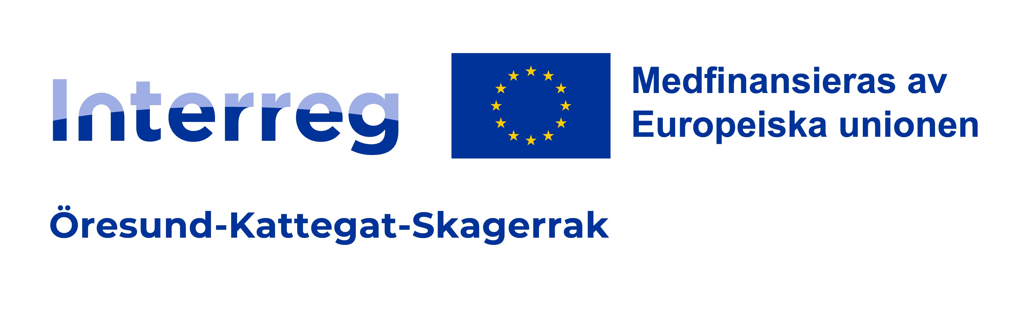 En logotype som berättar att projektet medfinasieras av Europeiska unionen